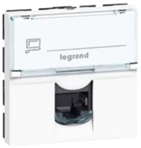 [076564] LEGRAND - LCS2 contactdoos RJ45 CAT6 U/UTP 2 modules Mosaic witte kleur