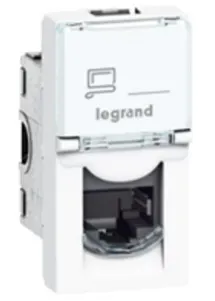 [076561] LEGRAND - LCS2 contactdoos RJ45 CAT6 U/UTP 1 module Mosaic witte kleur